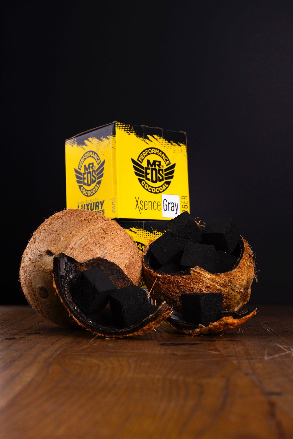 MR.EDS XSENCE GRAY - 26mm 1kg 水ギセル用炭